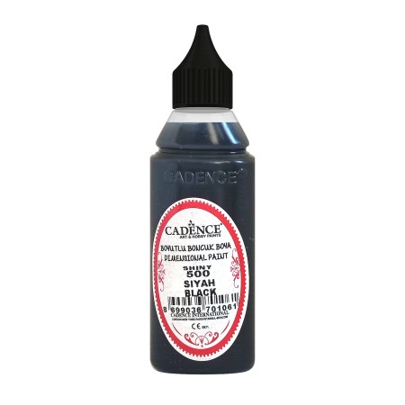 500 Siyah Opak Boncuk Boya 50ML