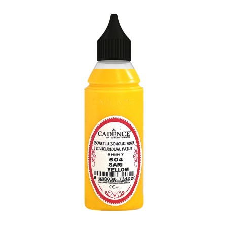 504 Yellow  Dimensional Paints - Opaque (Plain) 50ML