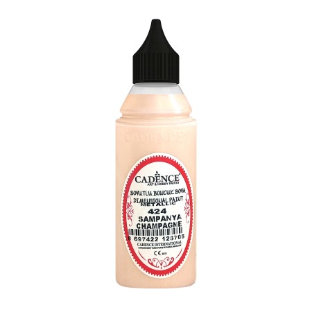 424 Şampanya Metalik Boncuk Boya 50ML