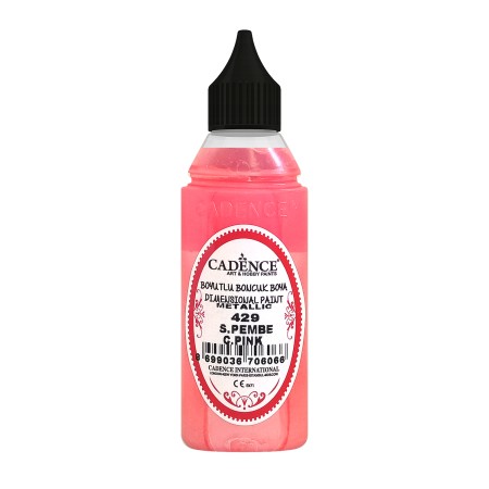 429 Şeker Pembe Metalik Boncuk Boya 50ML