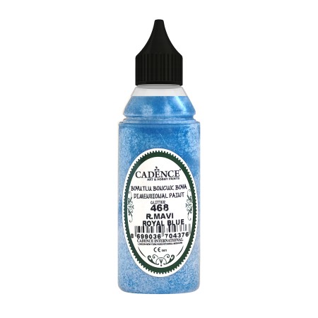 468 Royal Blue Glitter Dimensional Paint 50ML