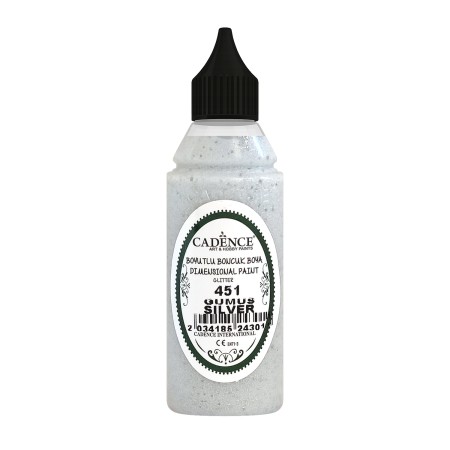 451 Silver Glitter Bead Paint 50ML