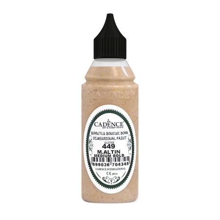 449 Medium Gold Glitter Bead Paint 50ML