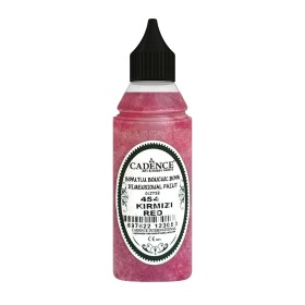 454 Red Glitter Dimensional Paint 50ML
