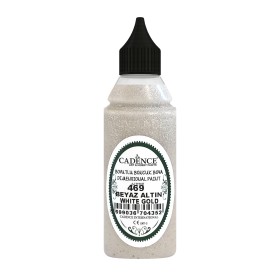 469 White Gold Glitter Dimensional Paint 50ML