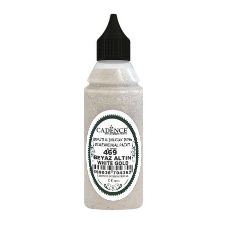 469 White Gold Glitter Dimensional Paint 50ML