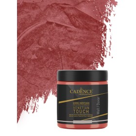 VT08 Mercan Kırmızı Venetian Touch Mermer Dokulu Dekoratif Sıva Kaplama 250ML