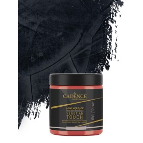 VT19 Antrasit Siyah Venetian Touch Mermer Dokulu Dekoratif Sıva Kaplama 250ML