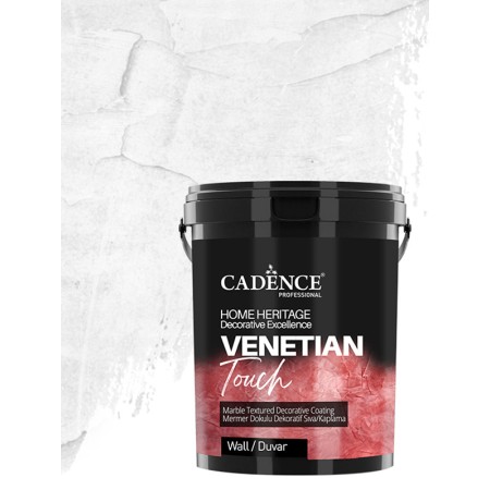 VT01 White Venetian Touch Marble Textured Decorative Plaster Coating 3KG