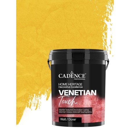 VT05 Yellow Venetian Touch Marble Textured Decorative Plaster Coating 3KG
