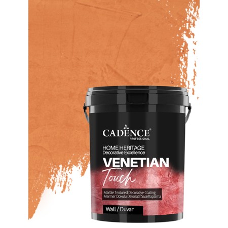 VT06 Pumpkin Venetian Touch Marble Textured Decorative Plaster Coating 3KG