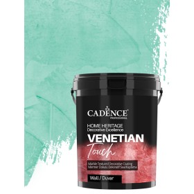 VT13 Açık Nane Yeşili Venetian Touch Mermer Dokulu Dekoratif Sıva Kaplama 3KG