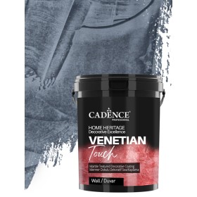 VT18 Koyu Gri Venetian Touch Mermer Dokulu Dekoratif Sıva Kaplama 3KG