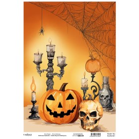 Model HLWN001 Halloween Cadence Rice Decoupage Paper 30X42cm