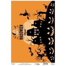 Model HLWN003 Halloween Cadence Rice Decoupage Paper 30X42cm