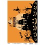 Model HLWN003 Halloween Cadence Rice Decoupage Paper 30X42cm