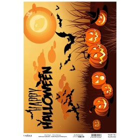 Model HLWN004 Halloween Cadence Rice Decoupage Paper 30X42cm