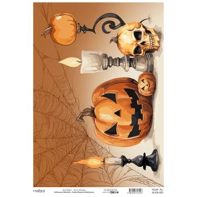 Model HLWN005 Halloween Cadence Rice Decoupage Paper 30X42cm
