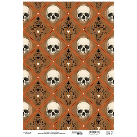 Model HLWN011 Halloween Cadence Rice Decoupage Paper 30X42cm