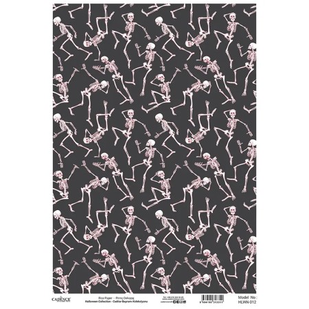 Model HLWN012 Halloween Cadence Rice Decoupage Paper 30X42cm