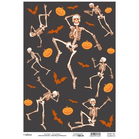 Model HLWN013 Halloween Cadence Rice Decoupage Paper 30X42cm