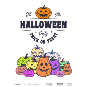 Model HLWN015 Halloween Cadence Rice Decoupage Paper 30X42cm