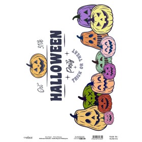 Model HLWN016 Halloween Cadence Rice Decoupage Paper 30X42cm