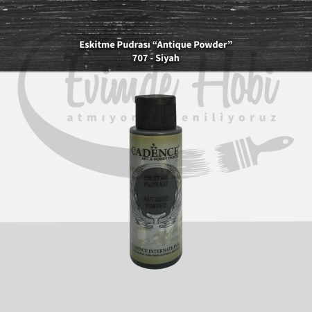 707 Siyah Eskitme Pudrası 70ML