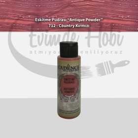 712 Country Kırmızı Eskitme Pudrası 70ML