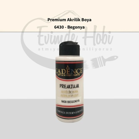 Premium Akrilik Boya 6430 Begonya 120ML