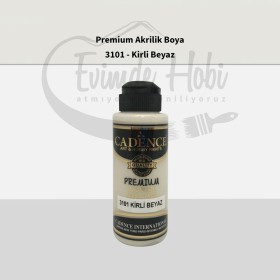 Premium Akrilik Boya 3101 Kirli Beyaz 120ML