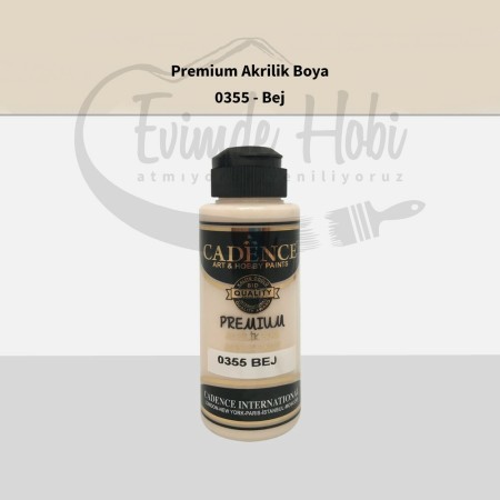 Premium Akrilik Boya 0355 Bej 120ML