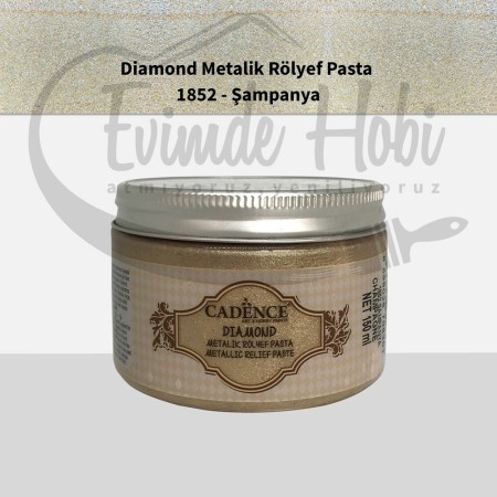 1852 Şampanya Diamond Rölyef Pasta