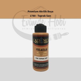 Premium Akrilik Boya 1780 Toprak Sarı 120ML