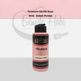 Premium Akrilik Boya 9036 Bebek Pembe 120ML