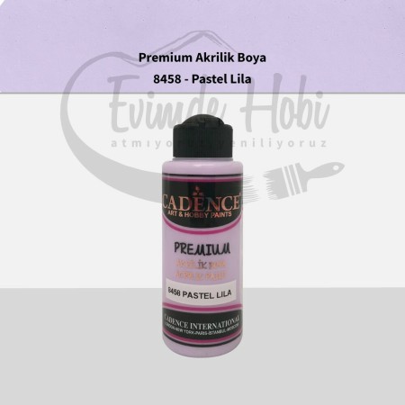 Premium Akrilik Boya 8458 Pastel Lila 120ML