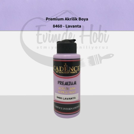 Premium Akrilik Boya 8460 Lavanta 120ML