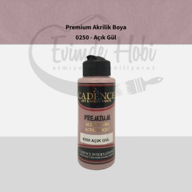 Premium Akrilik Boya 0250 Açık Gül 120ML