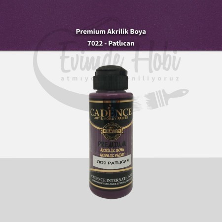 Premium Akrilik Boya 7022 Patlıcan 120ML