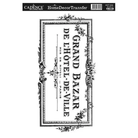 HDT34 Home Dekor Transfer
