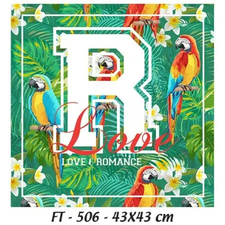 FT506 43x43cm Fabric Transfer