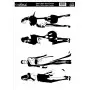 Fabric Transfer Black White KTS004 21x30cm