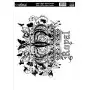 Fabric Transfer Black White KTS008 21x30cm