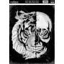 Fabric Transfer Black White KTS015 21x30cm