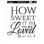 Fabric Transfer Black White KTS018 21x30cm