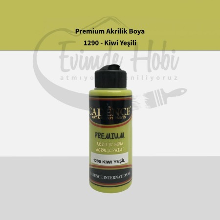 Premium Akrilik Boya 1290 Kivi Yeşil 120ML