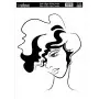 Fabric Transfer Black White KTS024 21x30cm