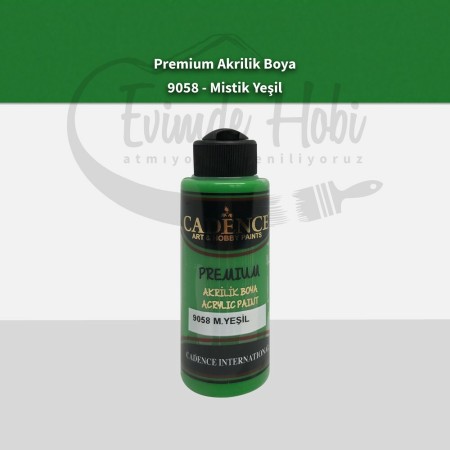 Premium Akrilik Boya 9058 M.Yeşil 120ML