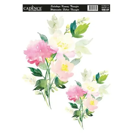 Fabric Transfer Watercolour KTSB016 25x35cm