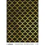 KV003 GOLD Foil Fabric Transfer 30x42cm